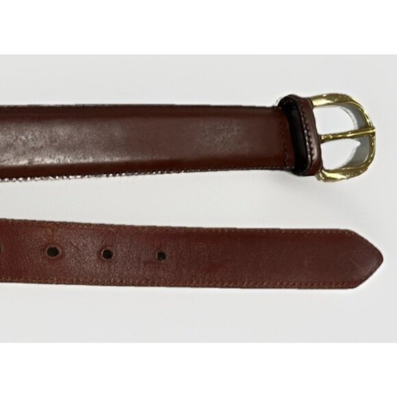 Vintage COACH 3921 Brown Smooth Cowhide Leather Belt Size 32/80 Unisex Belt VGC main image 5